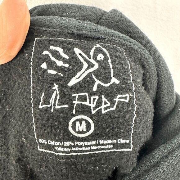 Lil Peep Hellboy x Toopoor Hoodie Size Medium Offical Merch Black - Picture 5 of 5